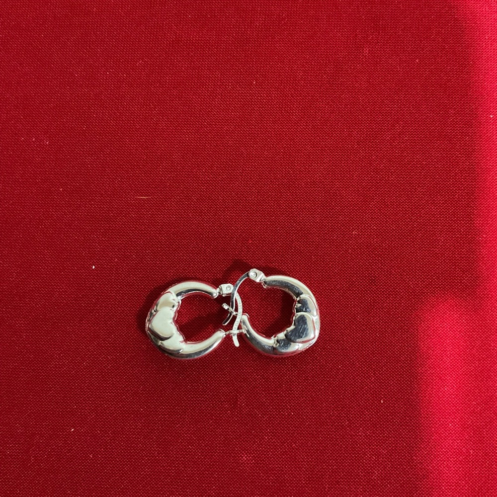 Elegant Silver Hoop Earrings